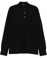ZEGNA - Long-Sleeve Polo Shirt - Lyst
