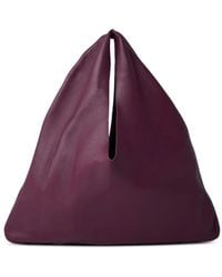 The Row - Bolso shopper Bindle pequeño de piel - Lyst