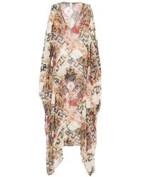 Dolci Follie - Greek Meander Maxi Kaftan - Lyst
