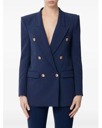 Elisabetta Franchi - Blazer con doble botonadura - Lyst
