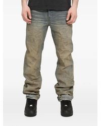 Purple Brand - Distressed Paint-Splatter Jeans - Lyst