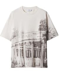 Maison Kitsuné - Parc Monceau Graphic-Print T-Shirt - Lyst