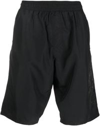 Balmain - Logo-Print Swim Shorts - Lyst