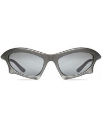 Balenciaga - Bat Rectangle-frame Sunglasses - Lyst