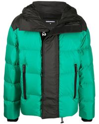 DSquared² - Zip-Pockets Hooded Padded Jacket - Lyst