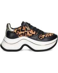 MICHAEL Michael Kors - Arla Leopard-Print Sneakers - Lyst