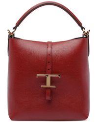 Tod's - Kleine Bucket-Tas Met T-Gesp - Lyst