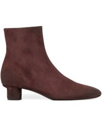 Marsèll - Suede Heeled Boots - Lyst