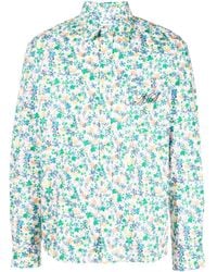 Marine Serre - Camisa con estampado floral - Lyst