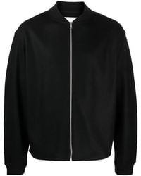 Jil Sander - Band-Collar Wool Bomber Jacket - Lyst