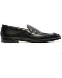 Doucal's - Penny-Slot Leather Loafers - Lyst