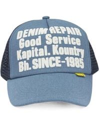 Kapital - Logo-Print Mesh-Panel Cap - Lyst