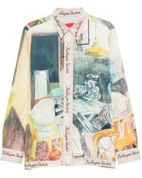 Kidsuper - Graphic-Print Button-Up Shirt - Lyst