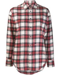 DSquared² Chemise à carreaux - Rouge