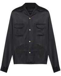 AllSaints - Yodo Overhemd Met Geborduurd Detail - Lyst