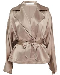 Club21 Collection - Amelie Silk-Satin Jacket - Lyst