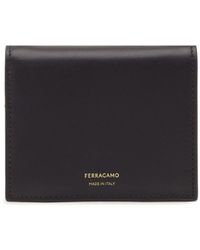 Ferragamo - Logo-stamp Leather Wallet - Lyst