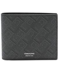 Ferragamo - Monogram Bifold Wallet - Lyst