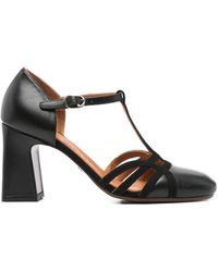 Chie Mihara - 85Mm T-Bar Block-Heel Pumps - Lyst