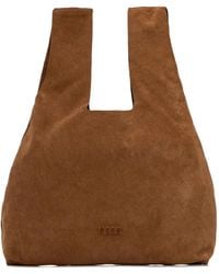 MSGM - Suede Embossed Tote Bag - Lyst