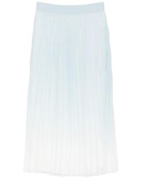 MAISON 123 - Odessa Pleated Midi Skirt - Lyst