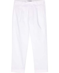 Low Brand - Pleated Tapered Trousers - Lyst