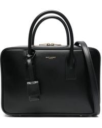 Saint Laurent - Bolso Shopper De Piel - Lyst