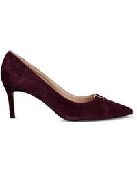 Twinset - Suede Court Shoes With Logo - Lyst