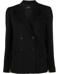 PS by Paul Smith - Colour-block Wool Blazer - Lyst