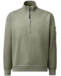 C.P. Company - Lens-Detail Quarter-Zip Sweatshirt - Lyst