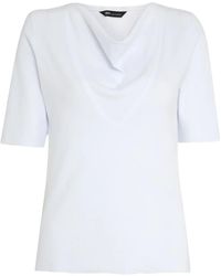 Uma | Raquel Blay - Top de canalé con cuello desbocado - Lyst