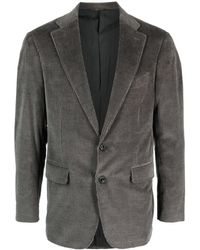 Canali - Single-breasted Ribbed Blazer - Lyst