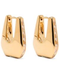Missoma - Small Lucy Williams Arco Pavé Hoop Earrings - Lyst