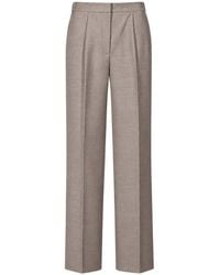 Antonelli - Silvio Belted Pleated Trousers - Lyst