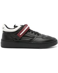 Bally - Royce Touch-strap Leather Sneakers - Lyst