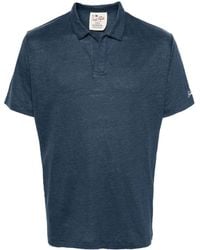 Mc2 Saint Barth - Fraser Linen Polo Shirt - Lyst