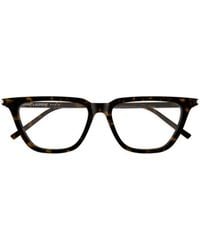 Saint Laurent - Square-Frame Glasses - Lyst