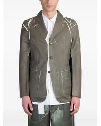 Comme des Garçons - Contrasting-Detailed Blazer - Lyst