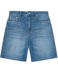Ganni - Denim Shorts - Lyst