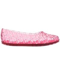 Melissa - Melissa Possession Ballerina Jelly Flats - Lyst