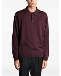 Roberto Collina - Long-Sleeve Polo Shirt - Lyst