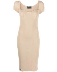 Philipp Plein - Rib-Knit Midi Dress - Lyst