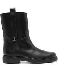 Tod's - レザー アンクルブーツ - Lyst