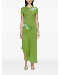 Christopher Esber - Delphin Lace-Panelled Midi Dress - Lyst