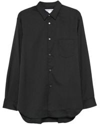 Comme des Garçons - Camisa A Rayas Diplomáticas Con Bolsillo De Parche - Lyst