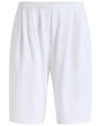 KHAITE - Poppy Cotton Shorts - Lyst