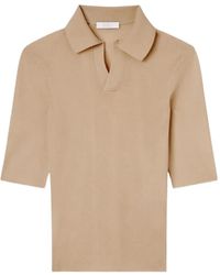 Fedeli - Top Con Cuello En V Y Manga Corta - Lyst