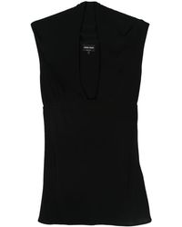 Giorgio Armani - Jersey Short-Sleeved Top - Lyst