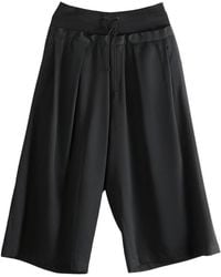 Y's Yohji Yamamoto - Drawstring-Fastening Pleated Trousers - Lyst