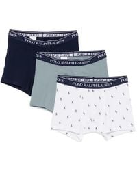 Polo Ralph Lauren - Logo-Waistband Three-Pack Boxers (Set Of Three) - Lyst
